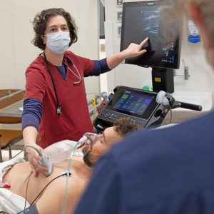 Dr Rebecca Devitt with patient