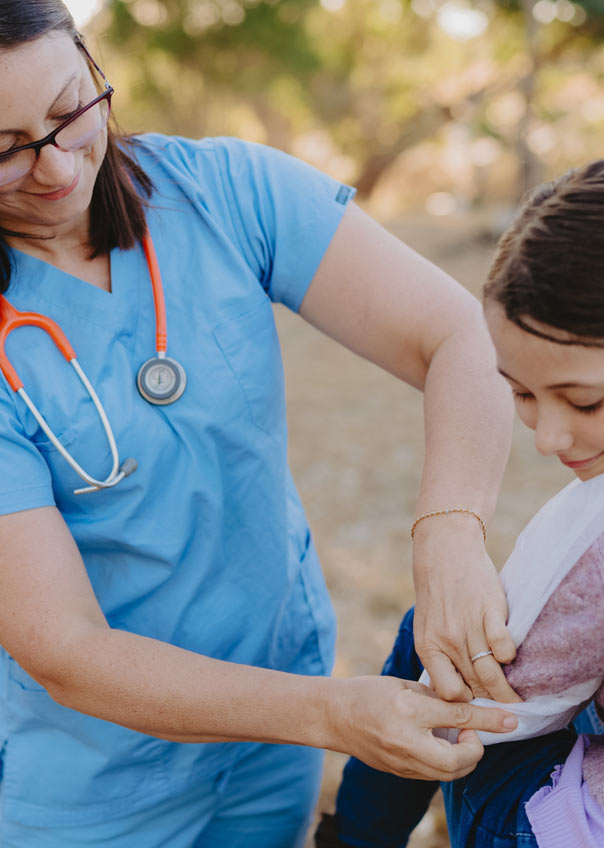 Empowering parents to know what to do in the case of an emergency as they wait for emergency response to improve outcomes for rural kids. article needs work.