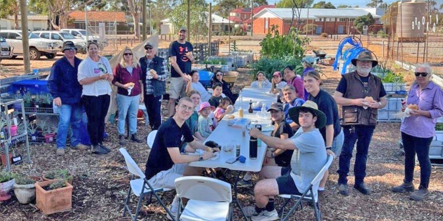 Community gardening participants