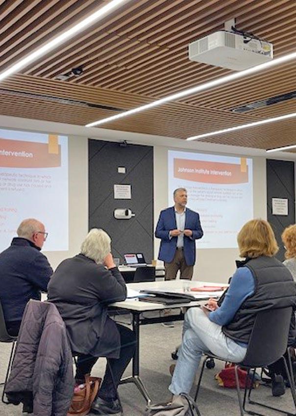 Psychologists across NSW, QLD and Vic at the CRAFT training day, held at the Rural Health Research Institute, Charles Sturt University