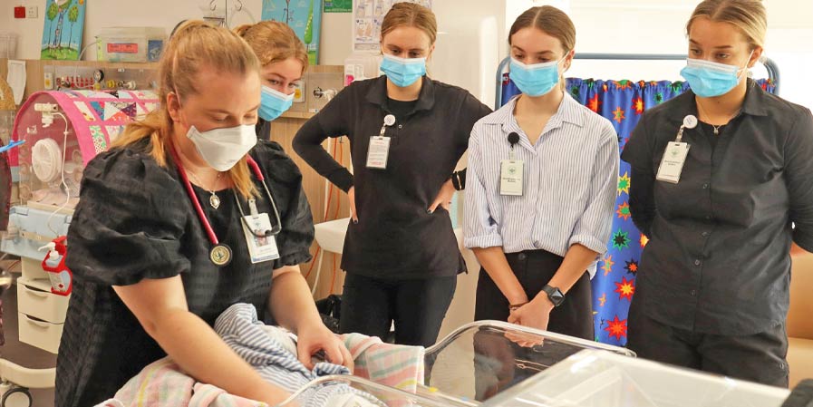 2023 Work Experience Students in Maternity