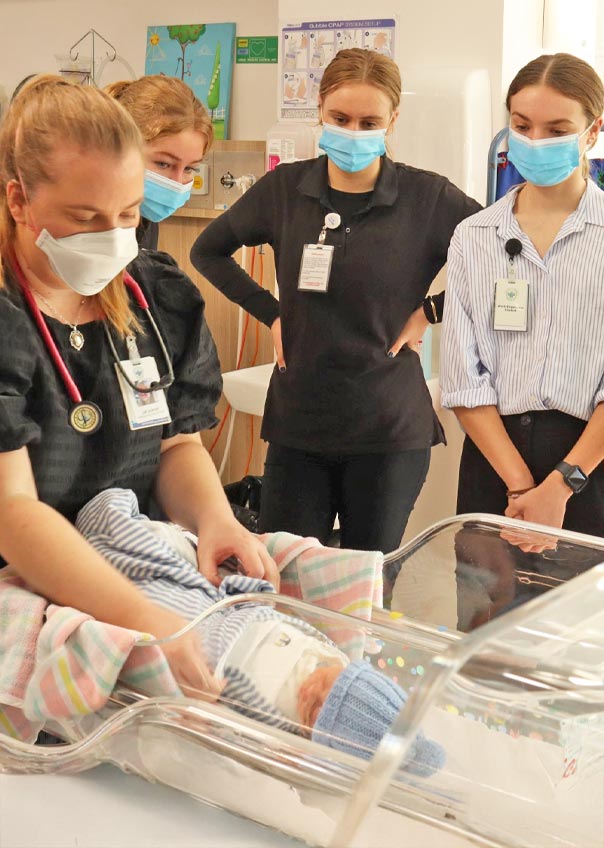 2023 Work Experience Students in Maternity
