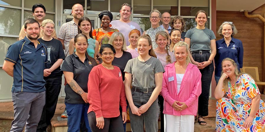 Alice Springs Clinical Supervision Workshop 2022 group of people posing for photo