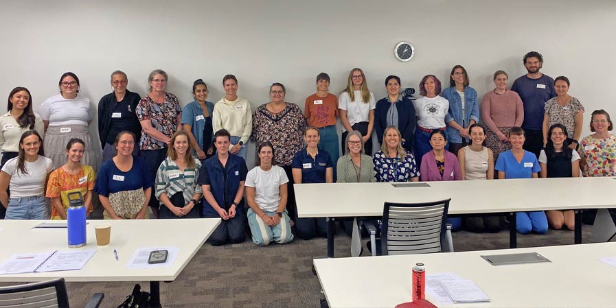 Darwin Clinical Supervision Workshop group of participants posing for group photo